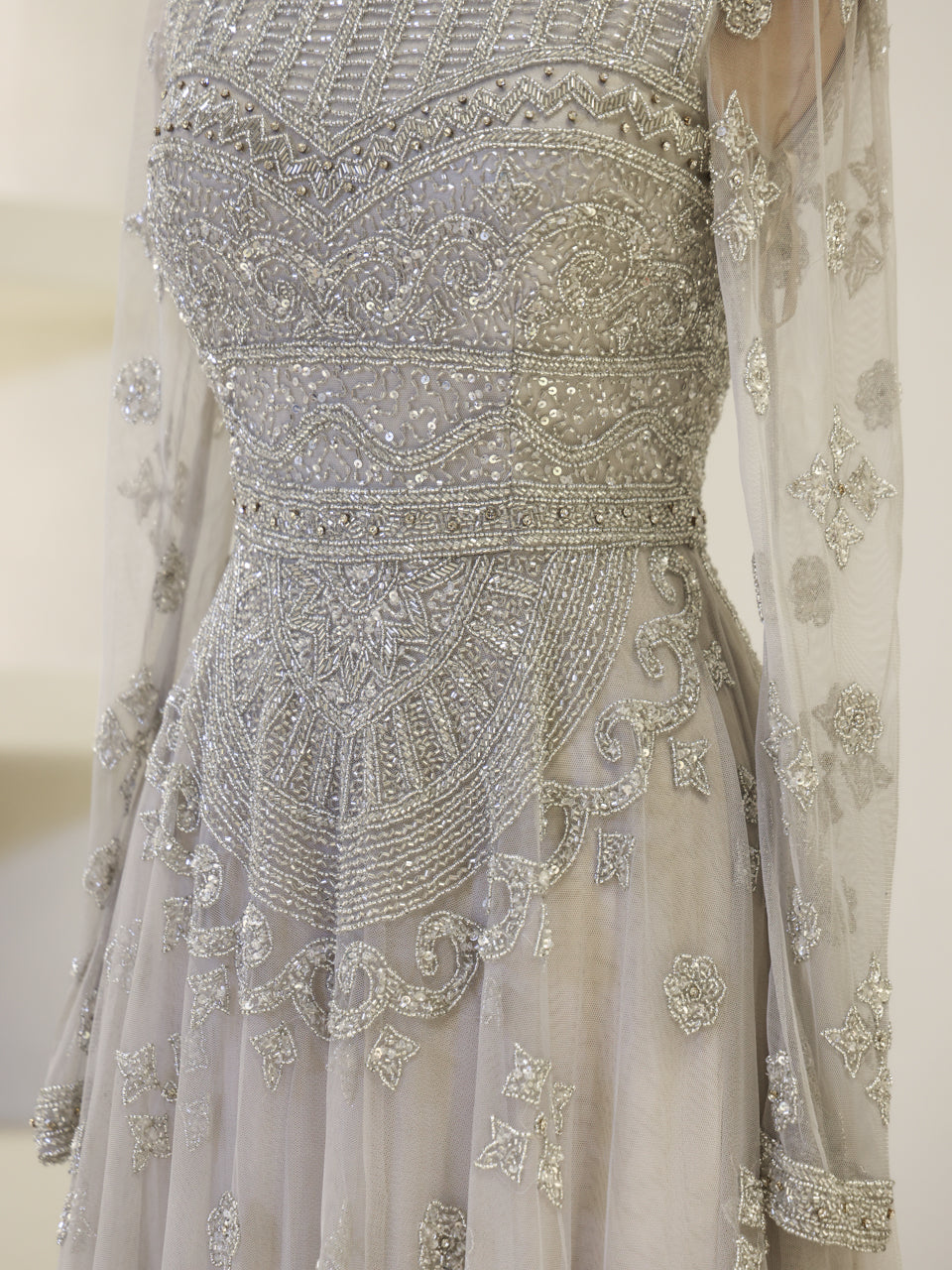 Anaqa Couture Evening Dress - Navy - view 4