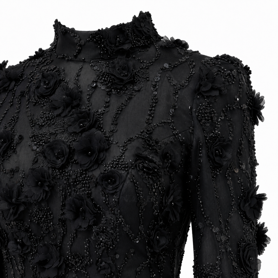 Marie Black Couture Dress