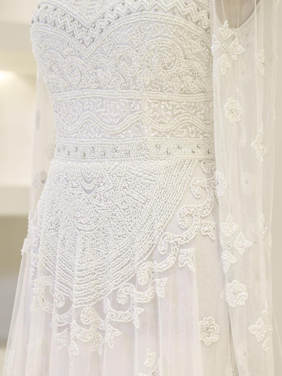 Layla Couture Evening Dress - White