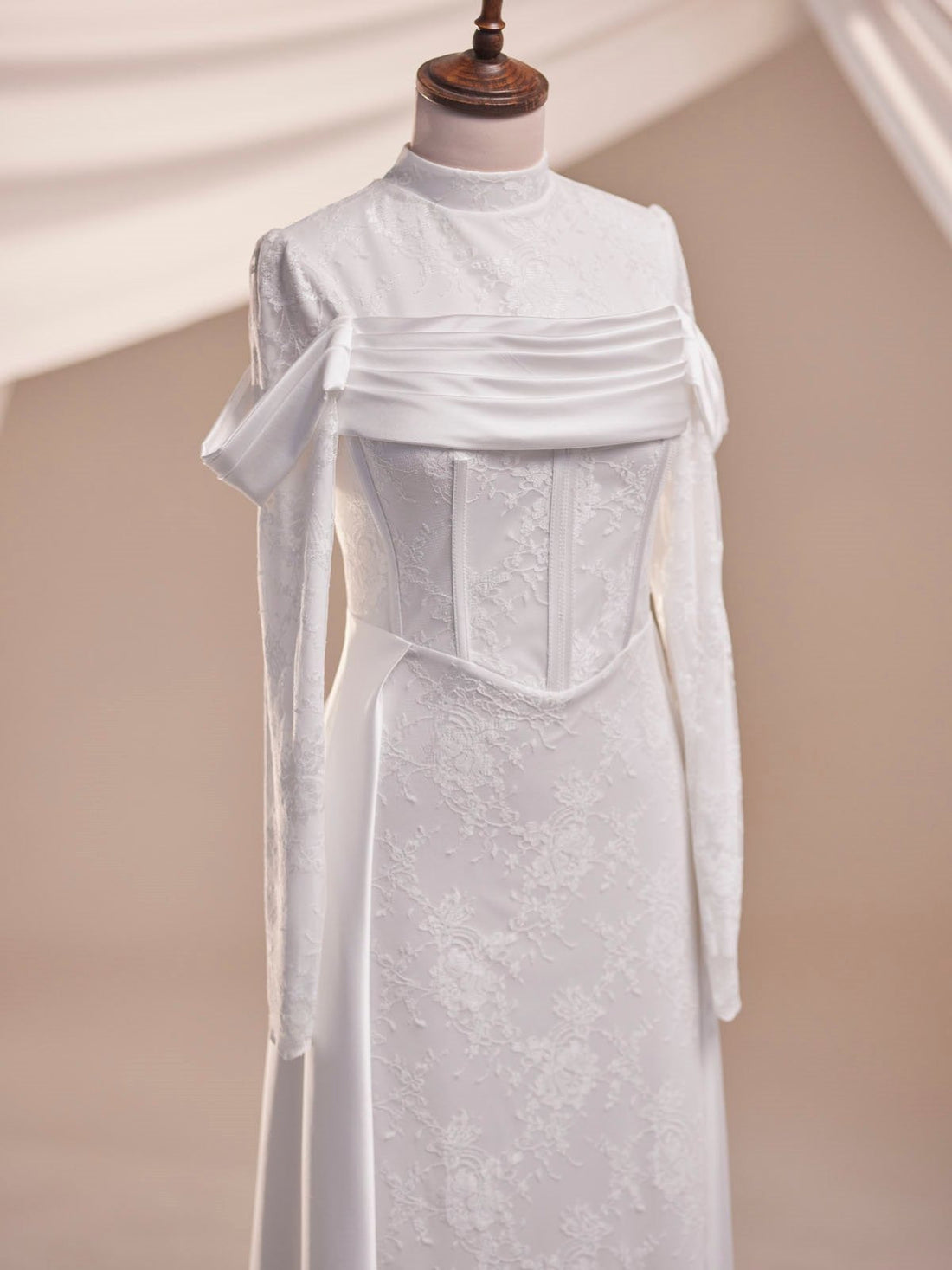 Dante White Evening Gown
