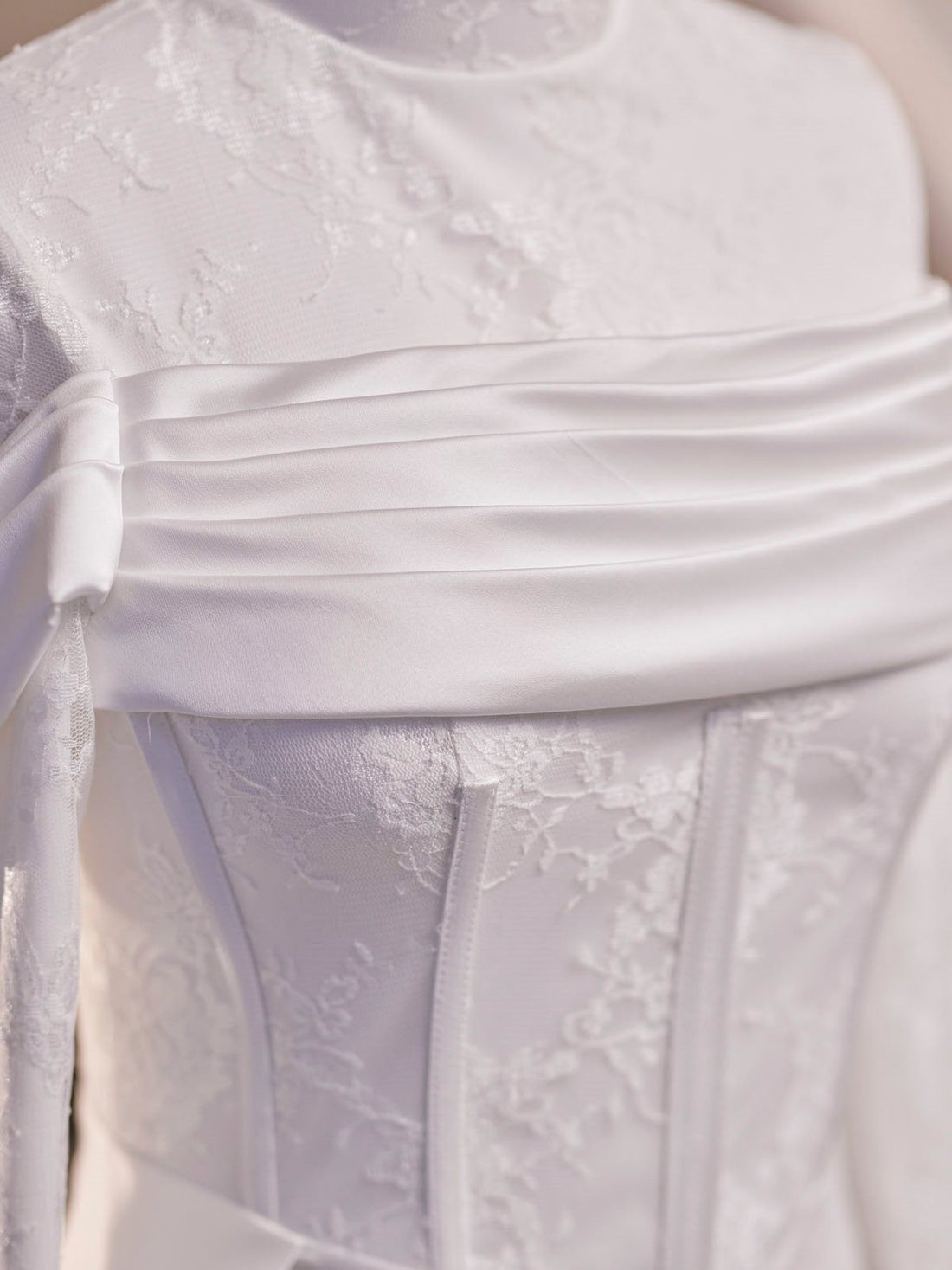 Dante White Evening Gown