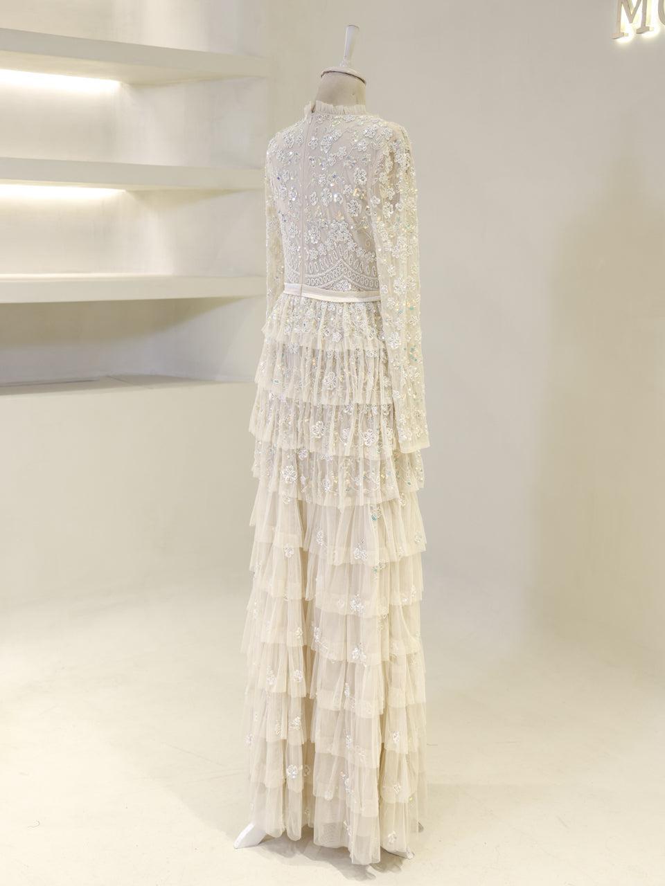 Lillibeth Couture Evening Dress - Ecru - view 5