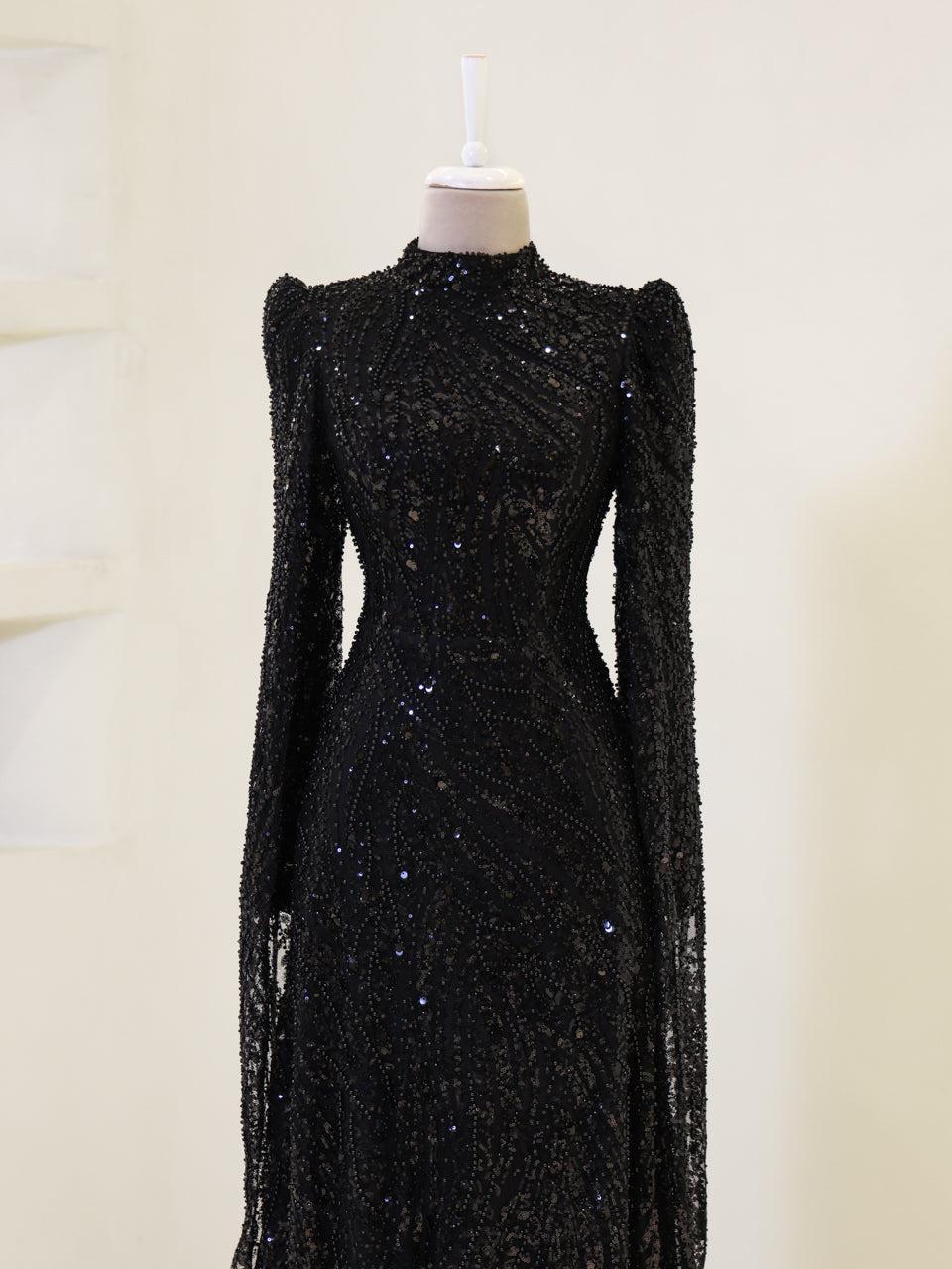 Everise Evening Dress - Black - view 2