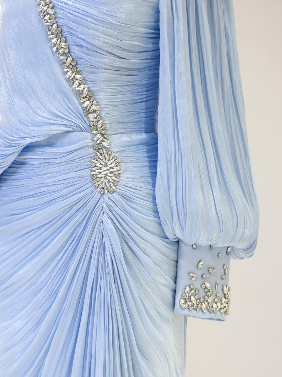 Malika Evening Dress - Beige - view 4