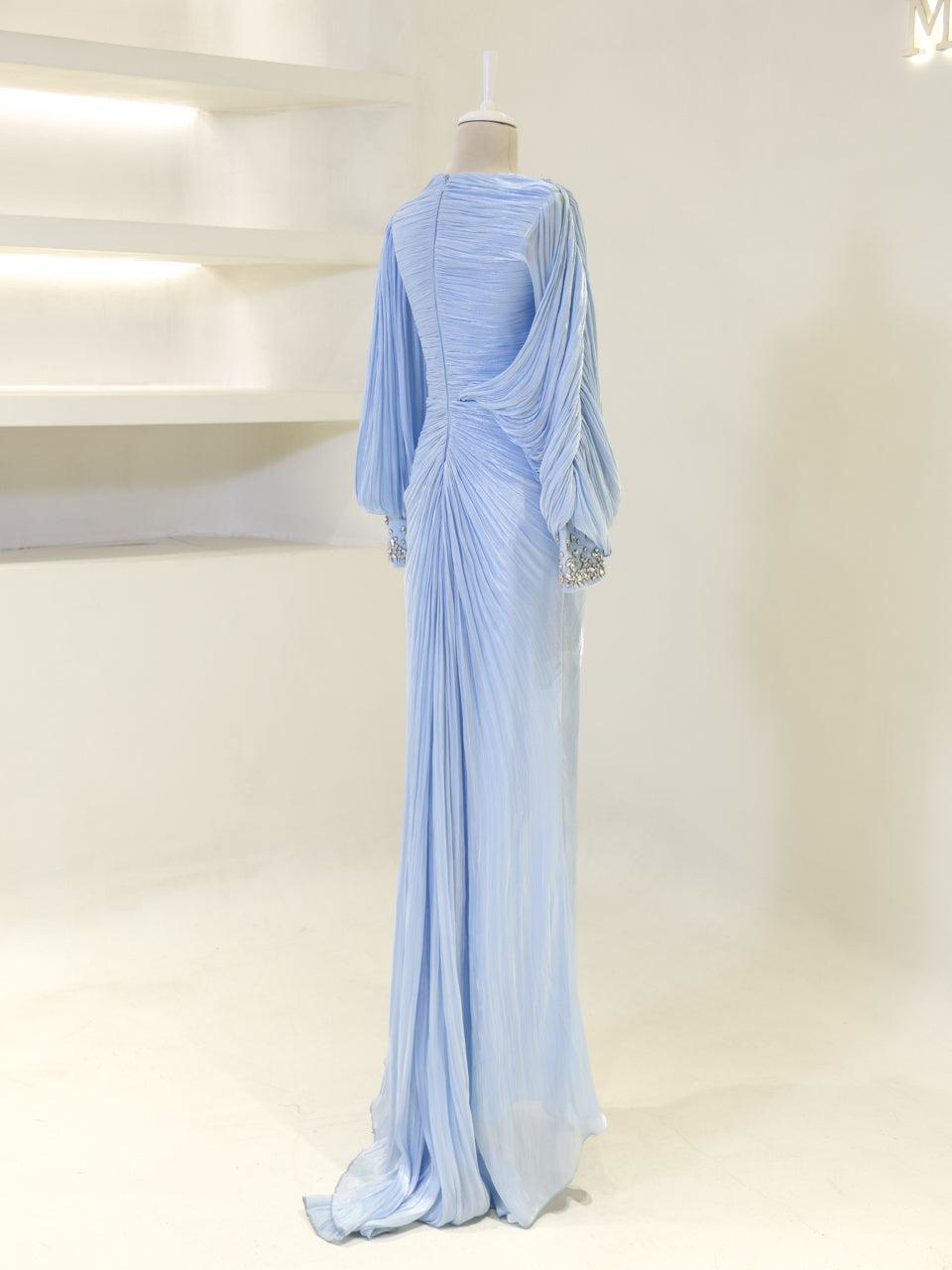 Malika Evening Dress - Beige - view 5