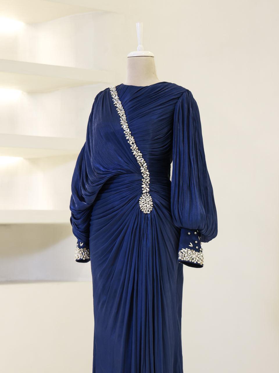 Malika Evening Dress - Powder Pink - view 3