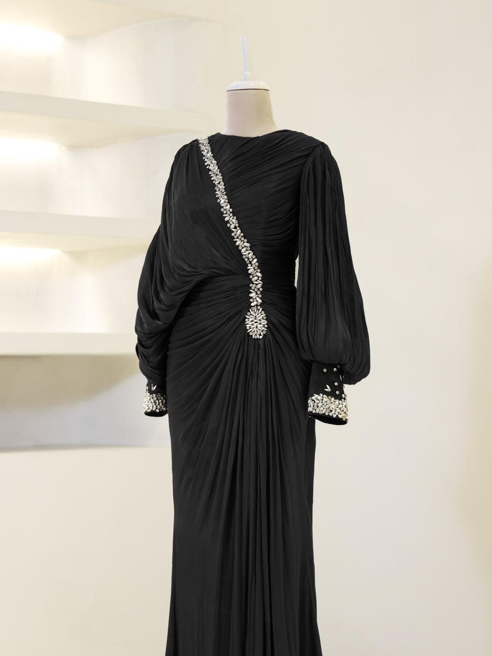 Malika Evening Dress - Blue - view 3