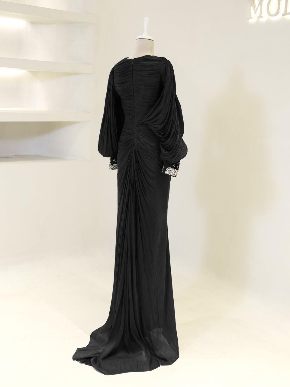 Malika Evening Dress - Blue - view 5