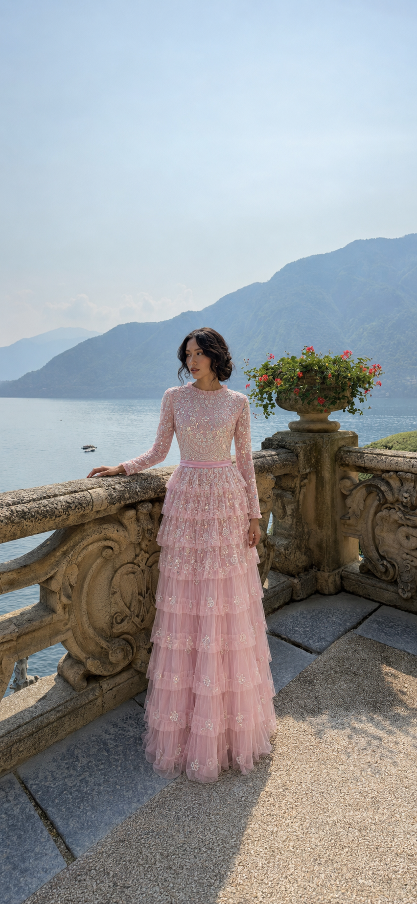 Lillibeth Couture Evening Dress - Pink