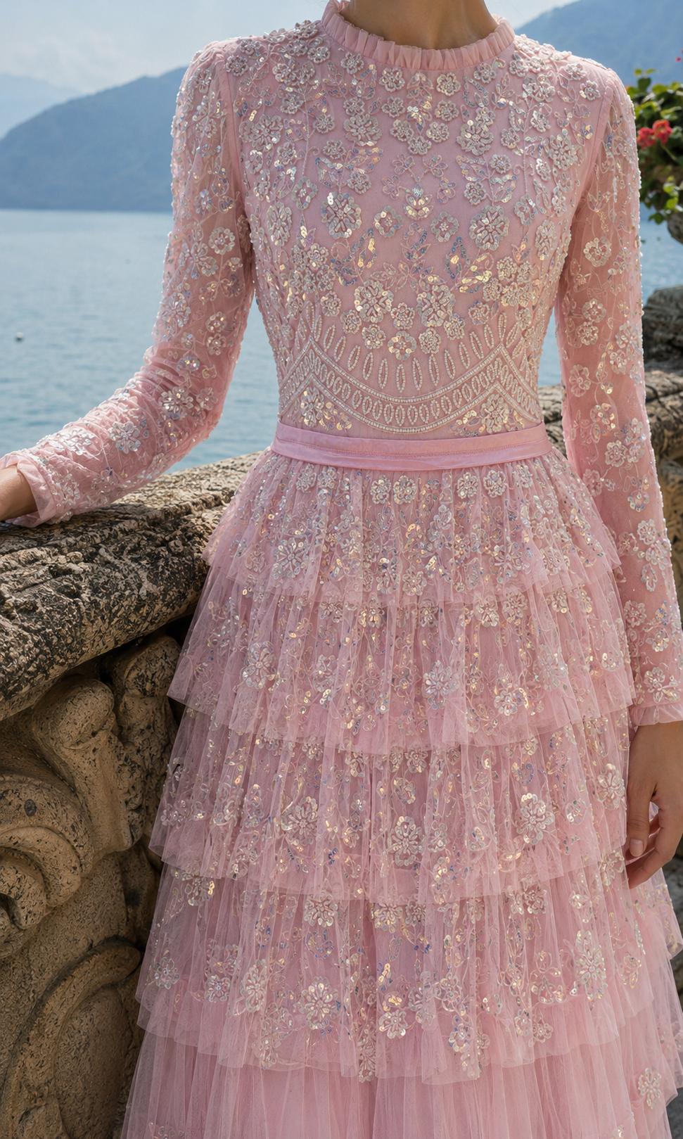 Lillibeth Couture Evening Dress - Pink