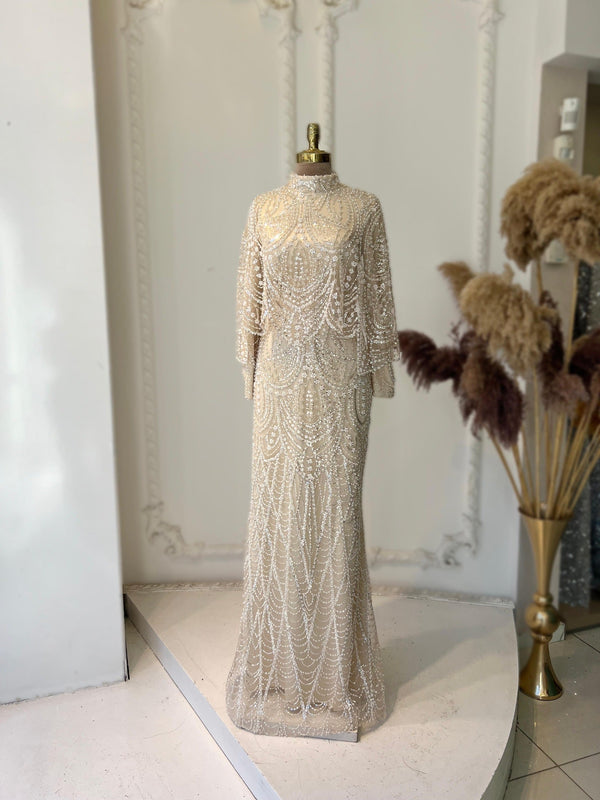 Diva Gold Evening Gown