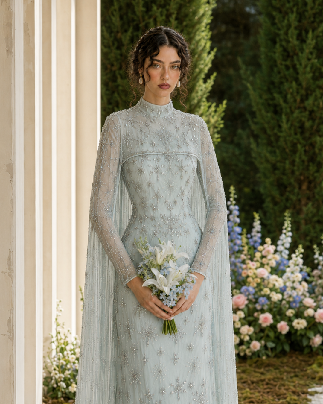 Celestia Couture Evening Dress - Mint