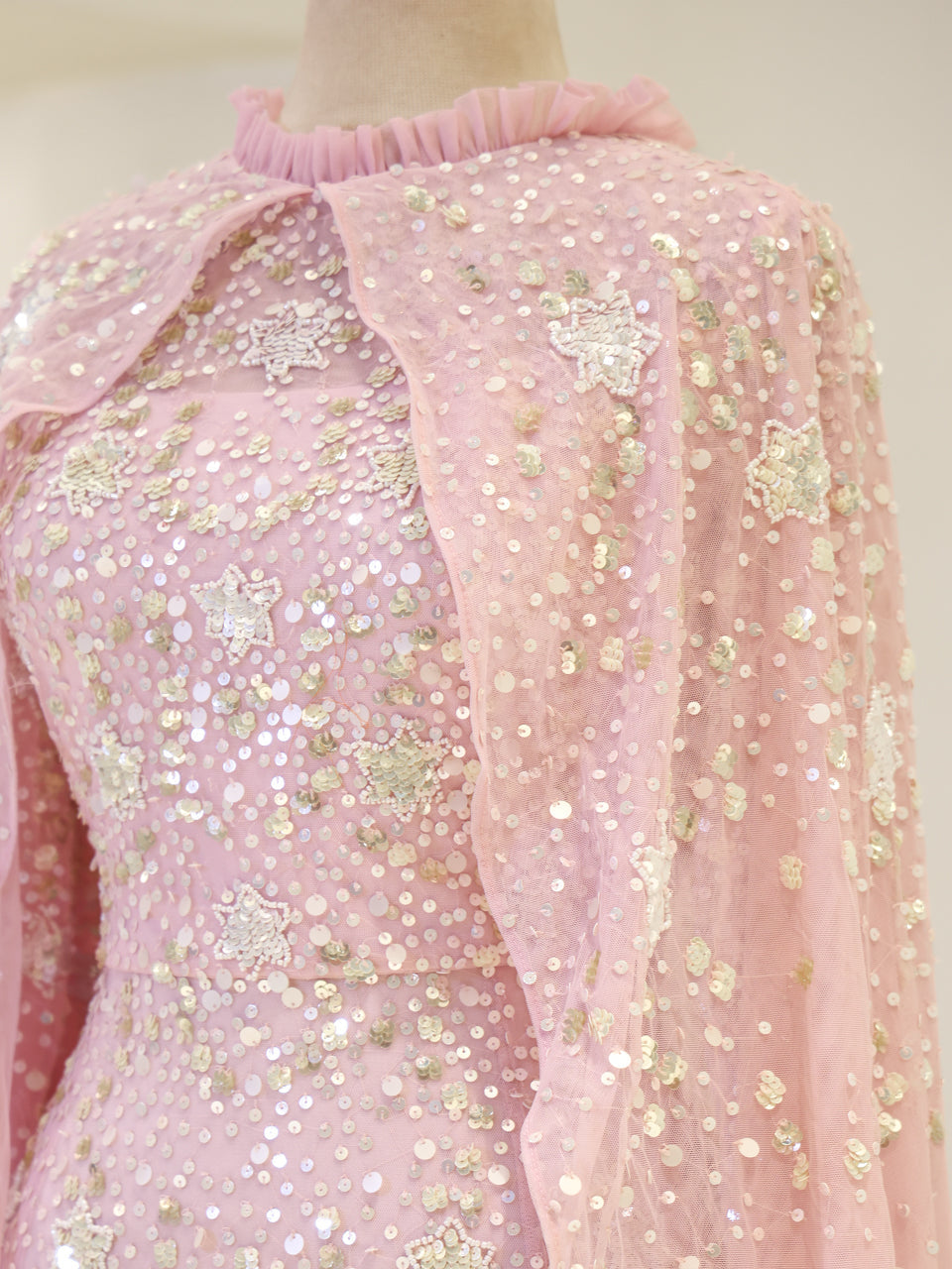 Elaira Evening Dress - Powder Pink - view 4