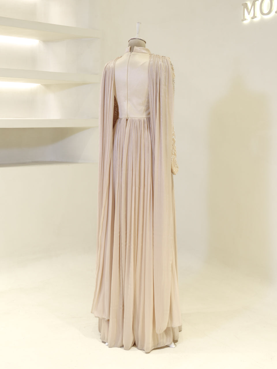 Shirine Evening Dress - Beige - view 5