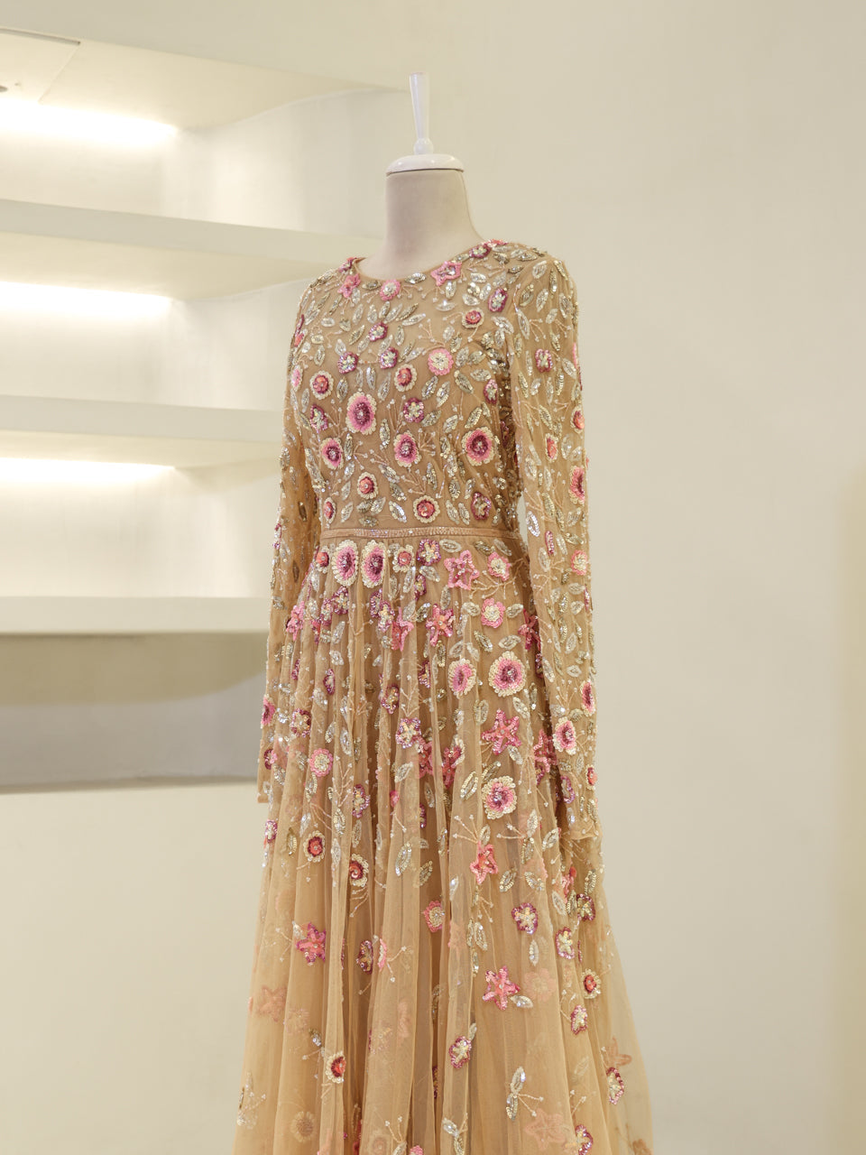 Couture Jasmine Evening Dress - Gold - view 3