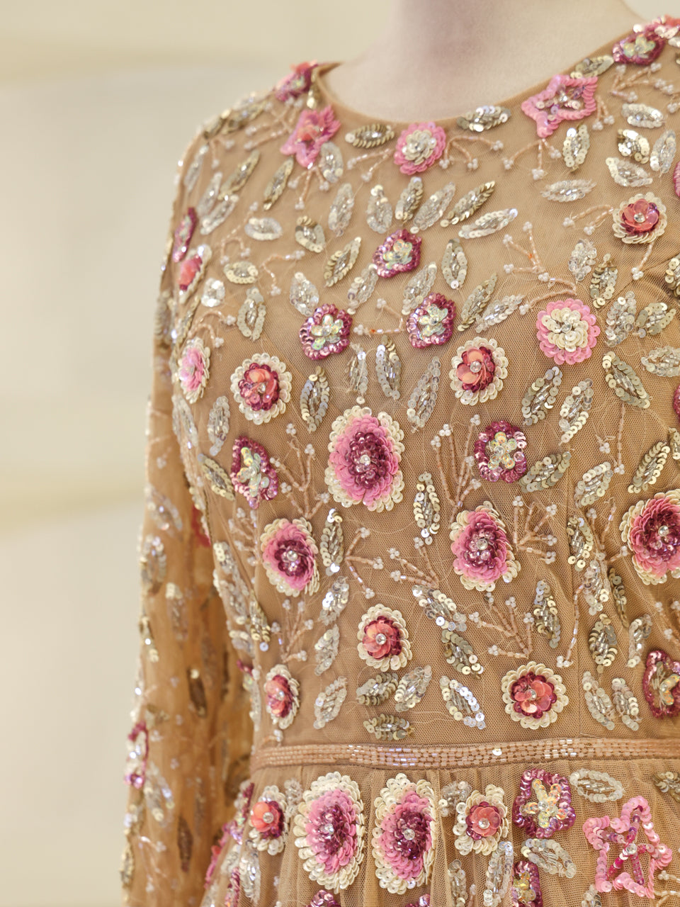 Couture Jasmine Evening Dress - Gold - view 4
