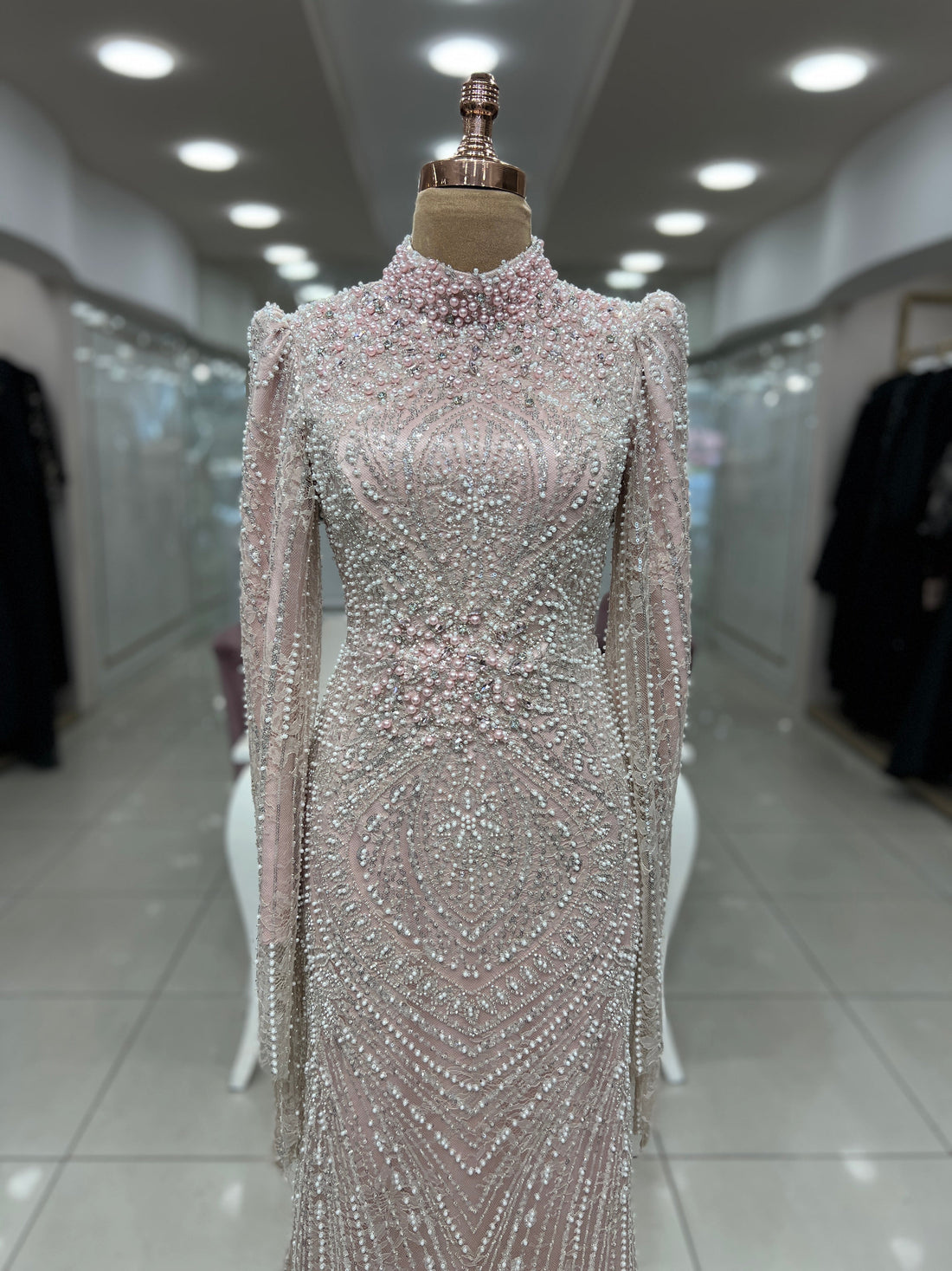 Camellia Evening Dress - Pink