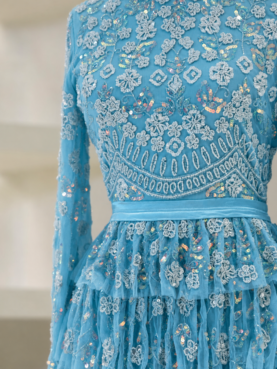 Lillibeth Couture Evening Dress - Mint
