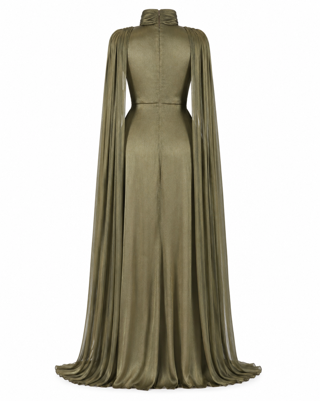 Mona Evening Dress - Khaki