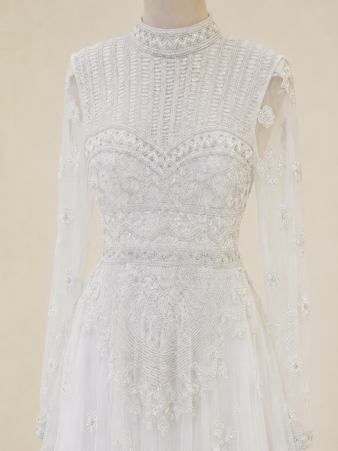 Layla Couture Evening Dress - White