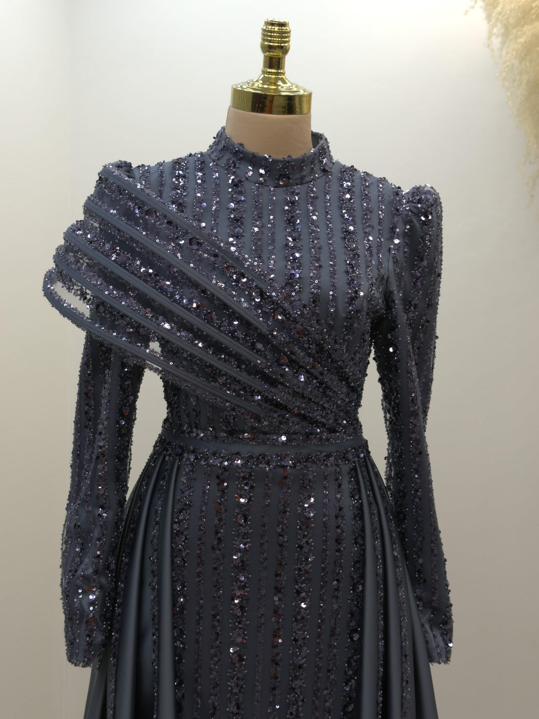 Elegance Evening Dress - Indigo - view 2