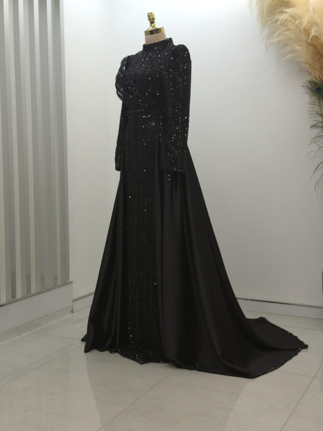 Elegance Evening Dress - Black - view 3