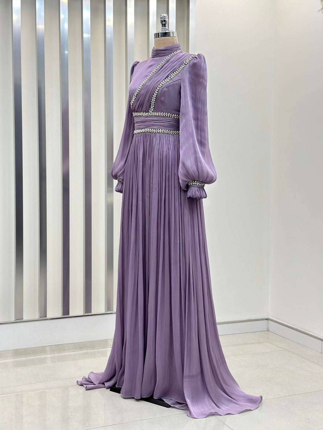 Hermonie Evening Dress - Lilac - view 3