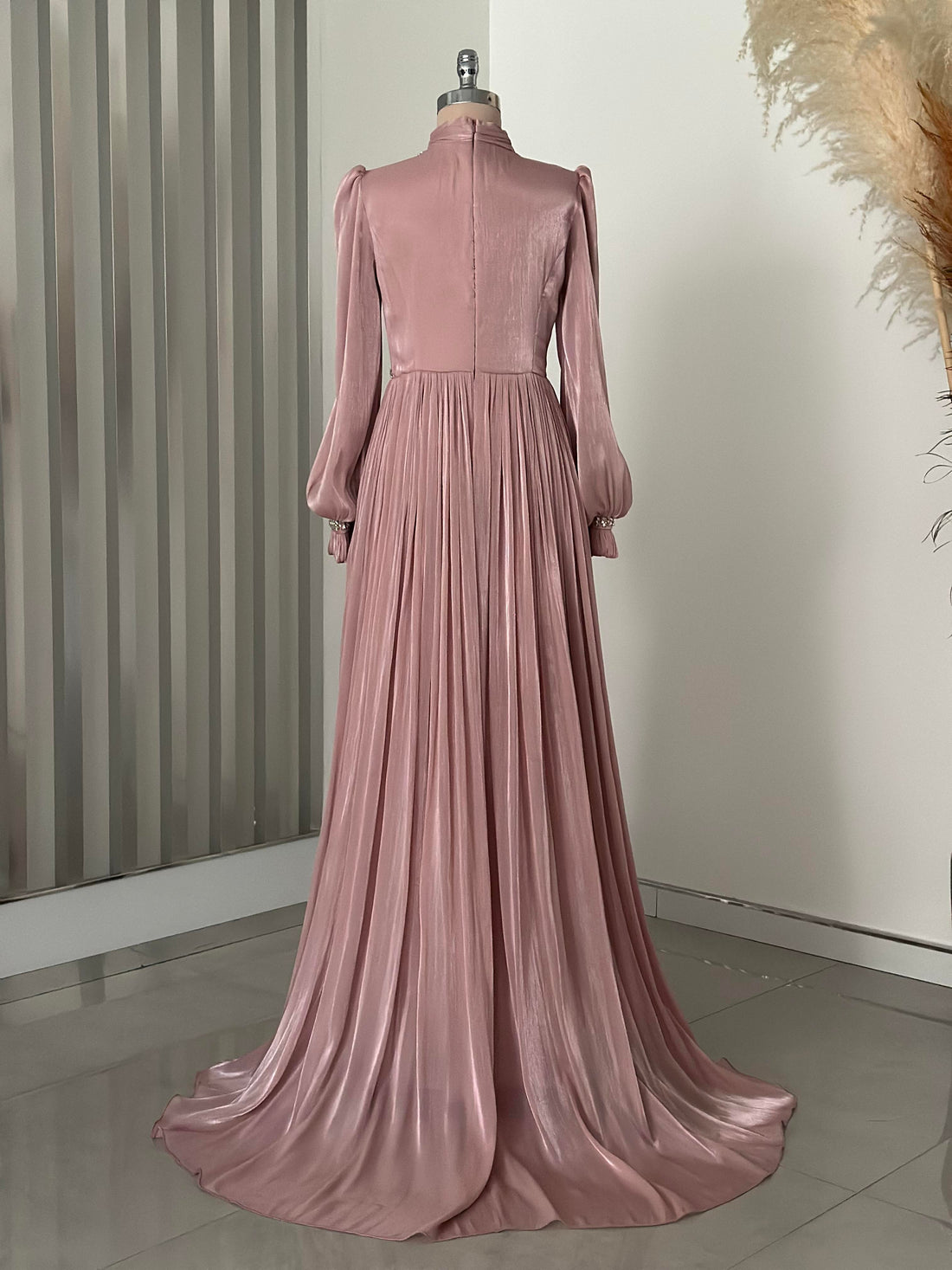 Hermonie Evening Dress - Powder Pink - view 4