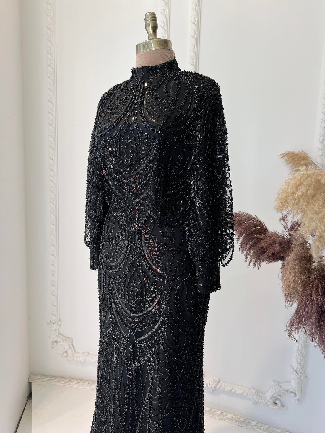 Diva Black Evening Gown