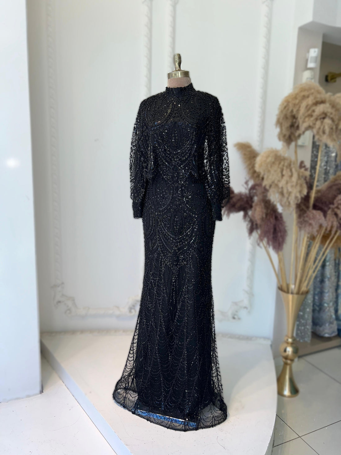 Diva Black Evening Gown