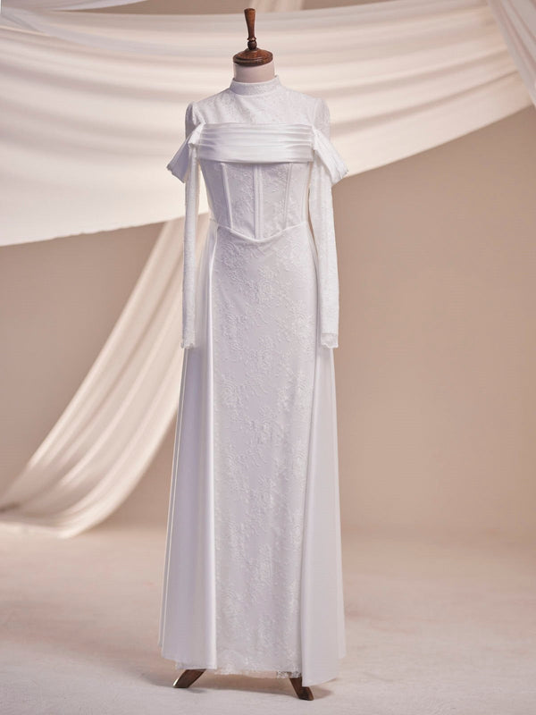 Dante White Evening Gown