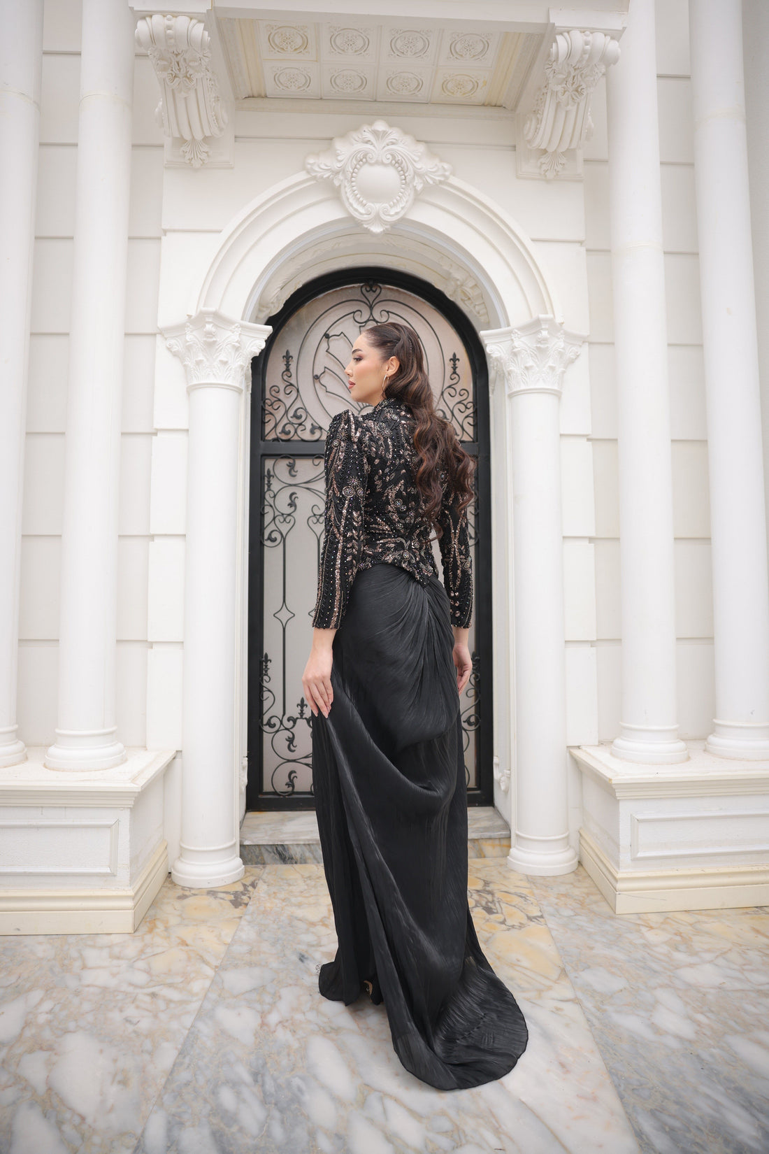 Sierra Black Evening Gown | Elegant Formal Dress for Women