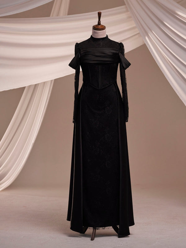 Dante Black Evening Gown
