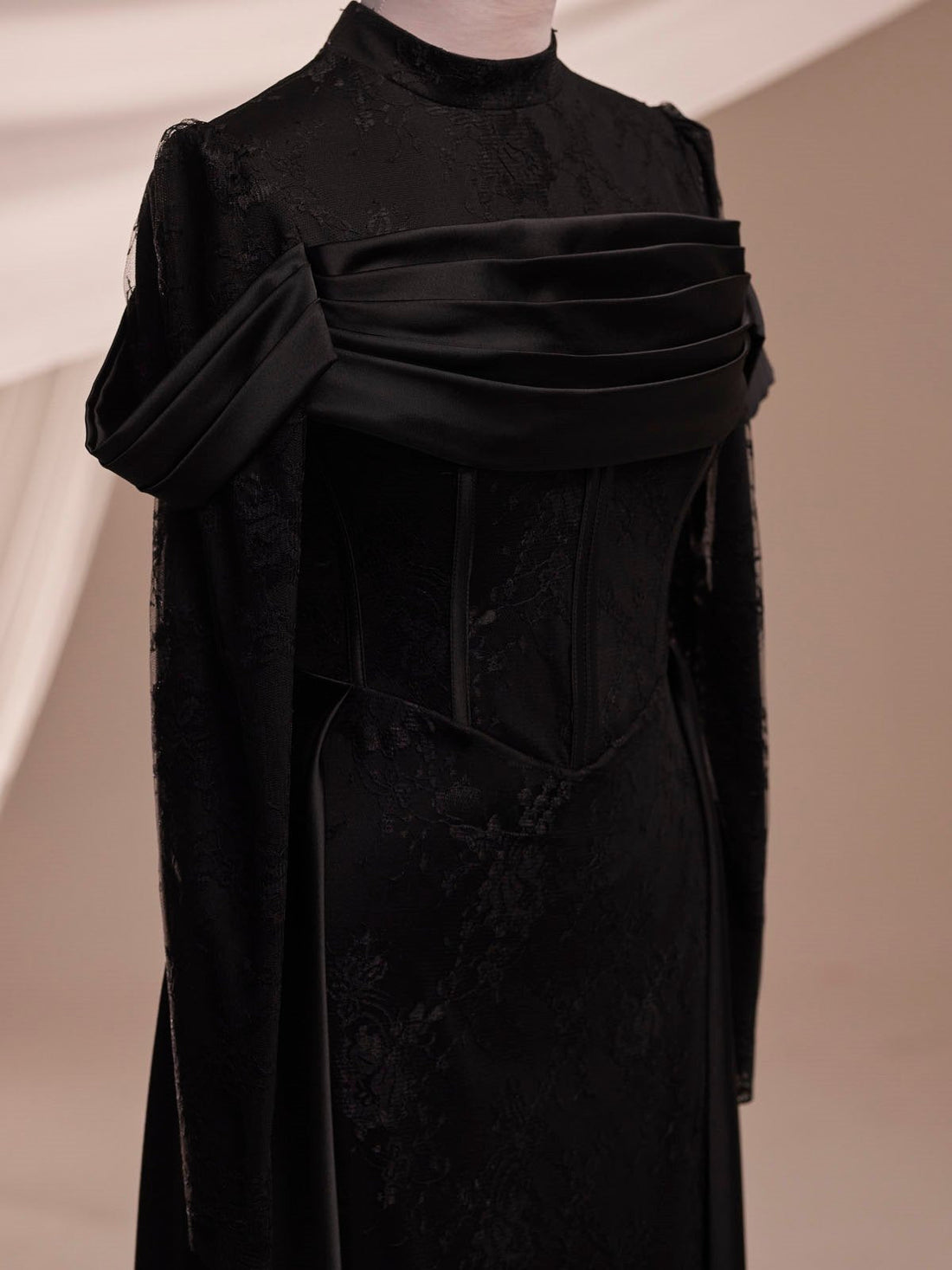 Dante Black Evening Gown