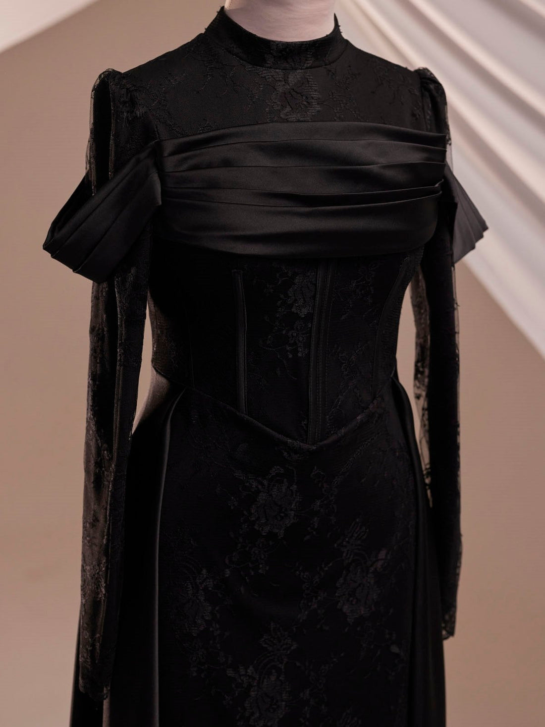 Dante Black Evening Gown
