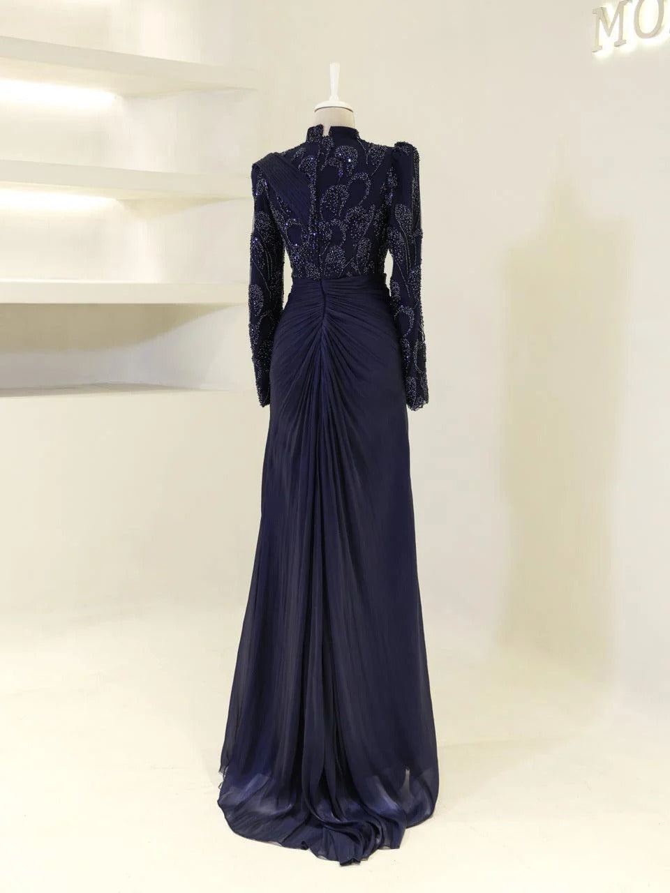 Couture Samira Evening Dress - Navy