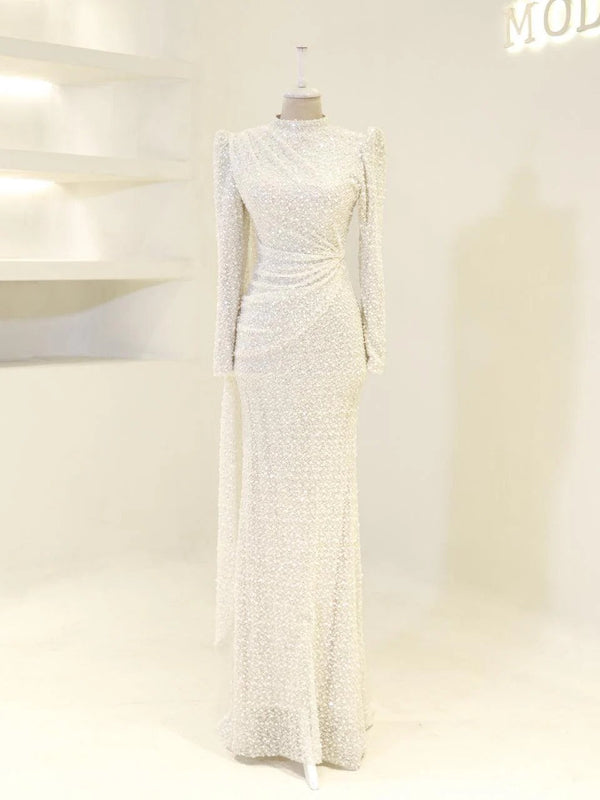 Lujain Evening Dress - White