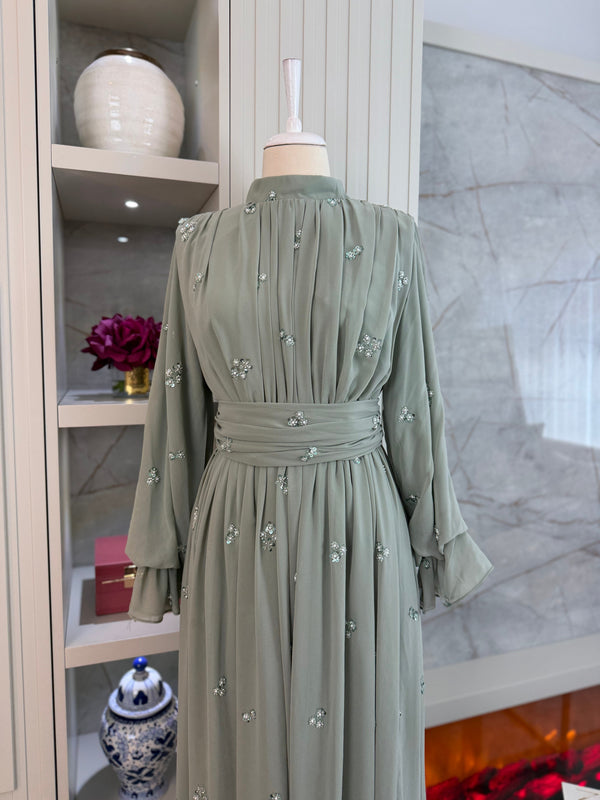 Nadia Evening Dress - Green