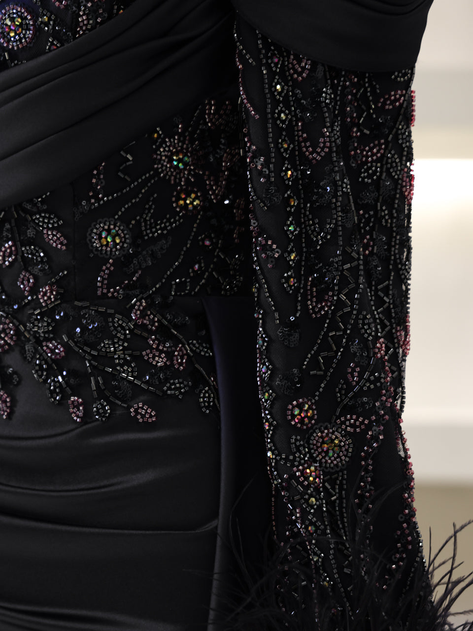 Benan Evening Dress - Black - view 4