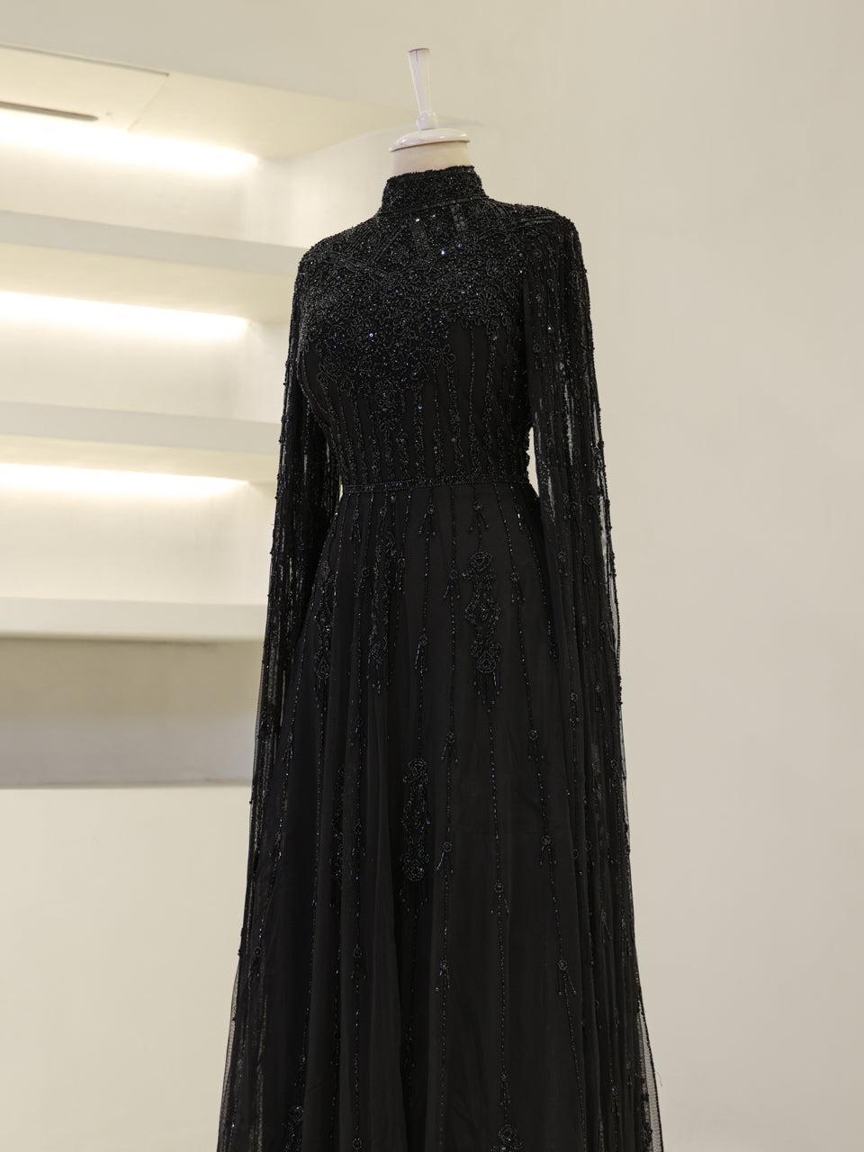 Couture Layal Evening Dress - Grey - view 2