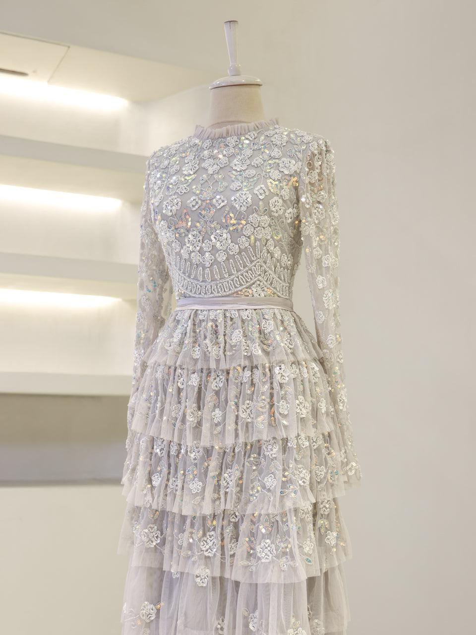 Lillibeth Couture Evening Dress - Grey - view 3
