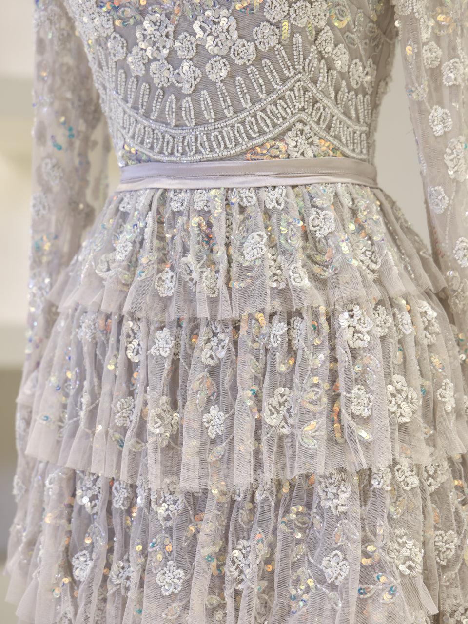 Lillibeth Couture Evening Dress - Grey - view 4