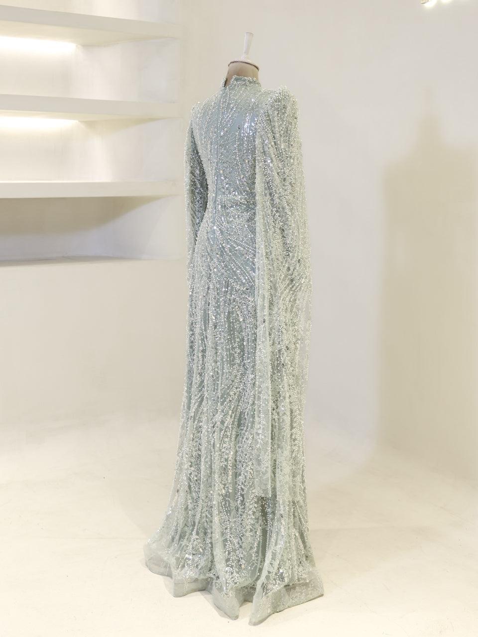 Everise Evening Dress - Mint - view 5