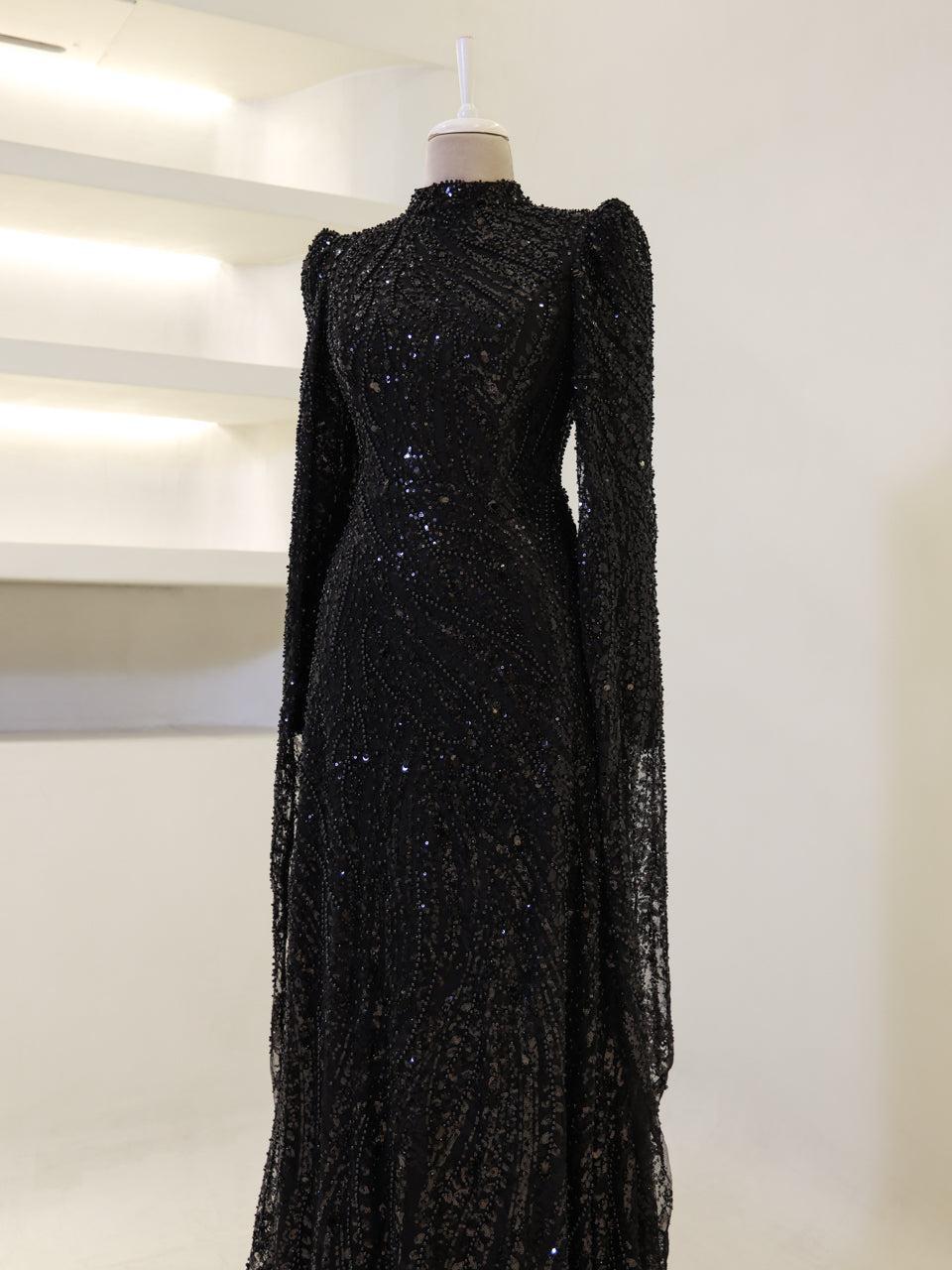 Everise Evening Dress - Black - view 3