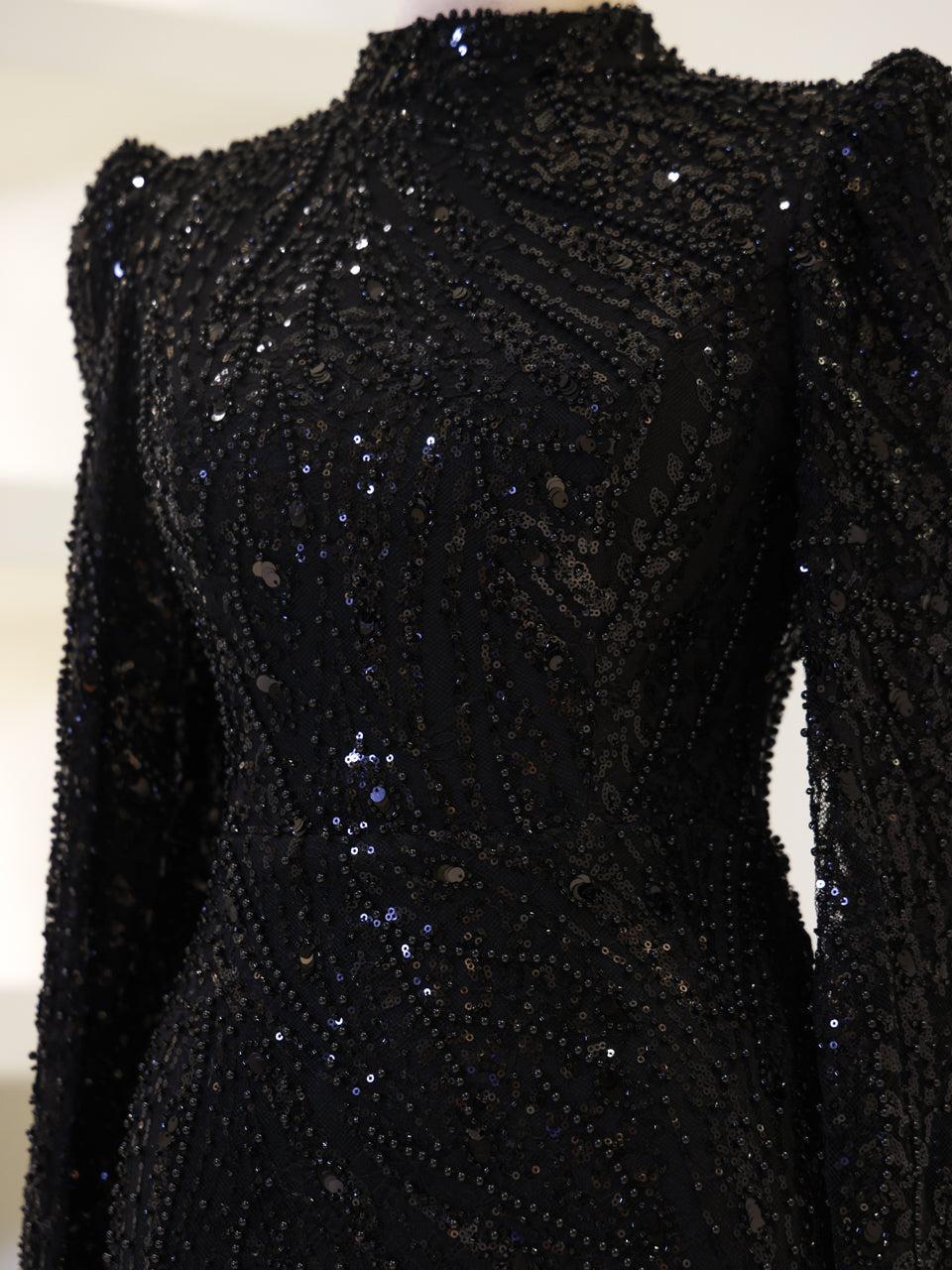 Everise Evening Dress - Black - view 4