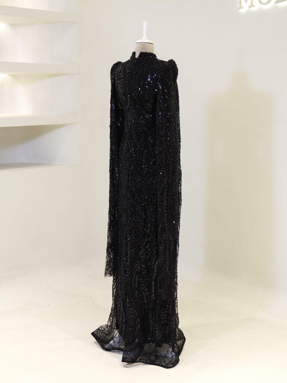 Everise Evening Dress - Black - view 5