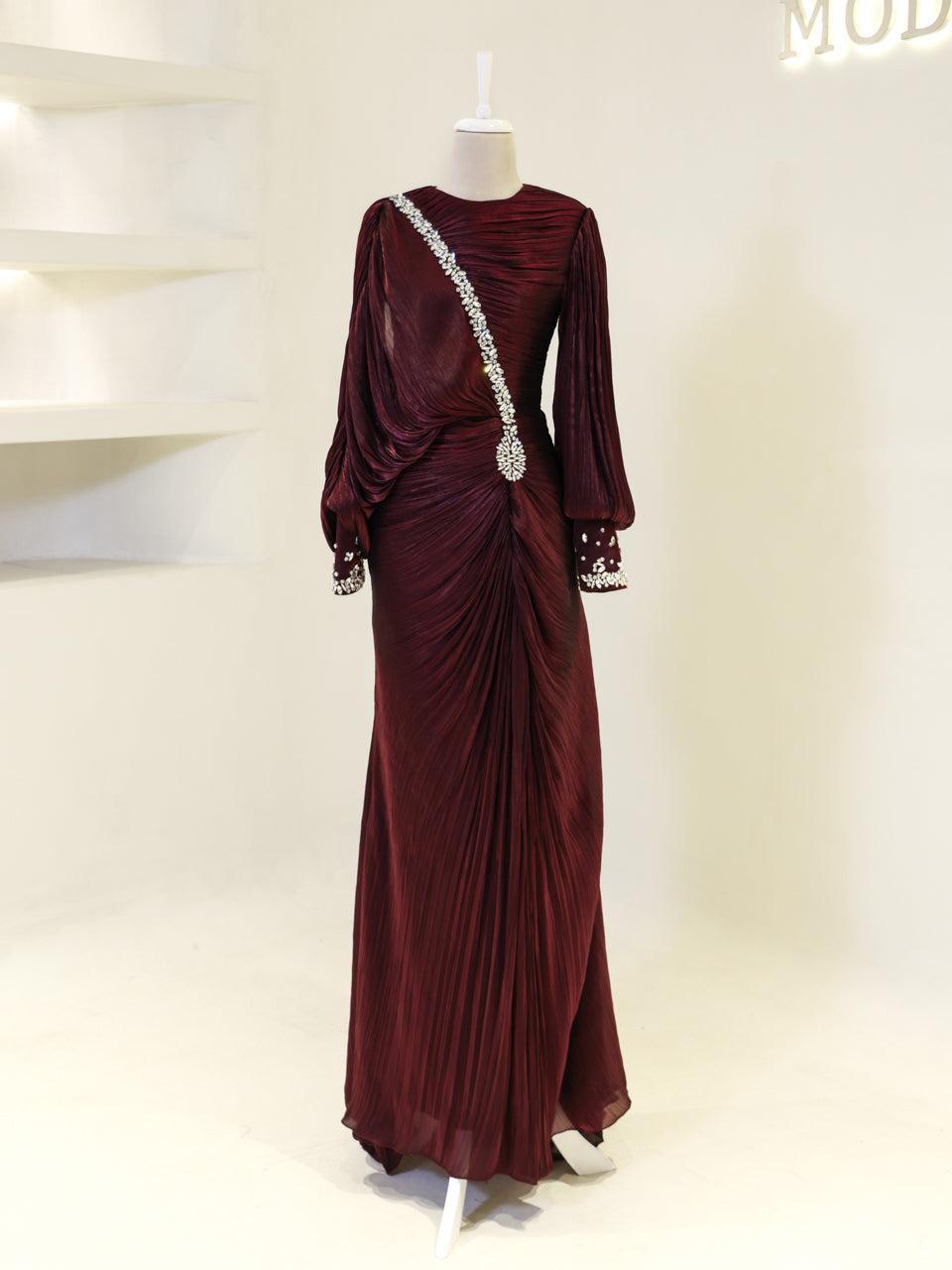 Malika Evening Dress - Black - view 2