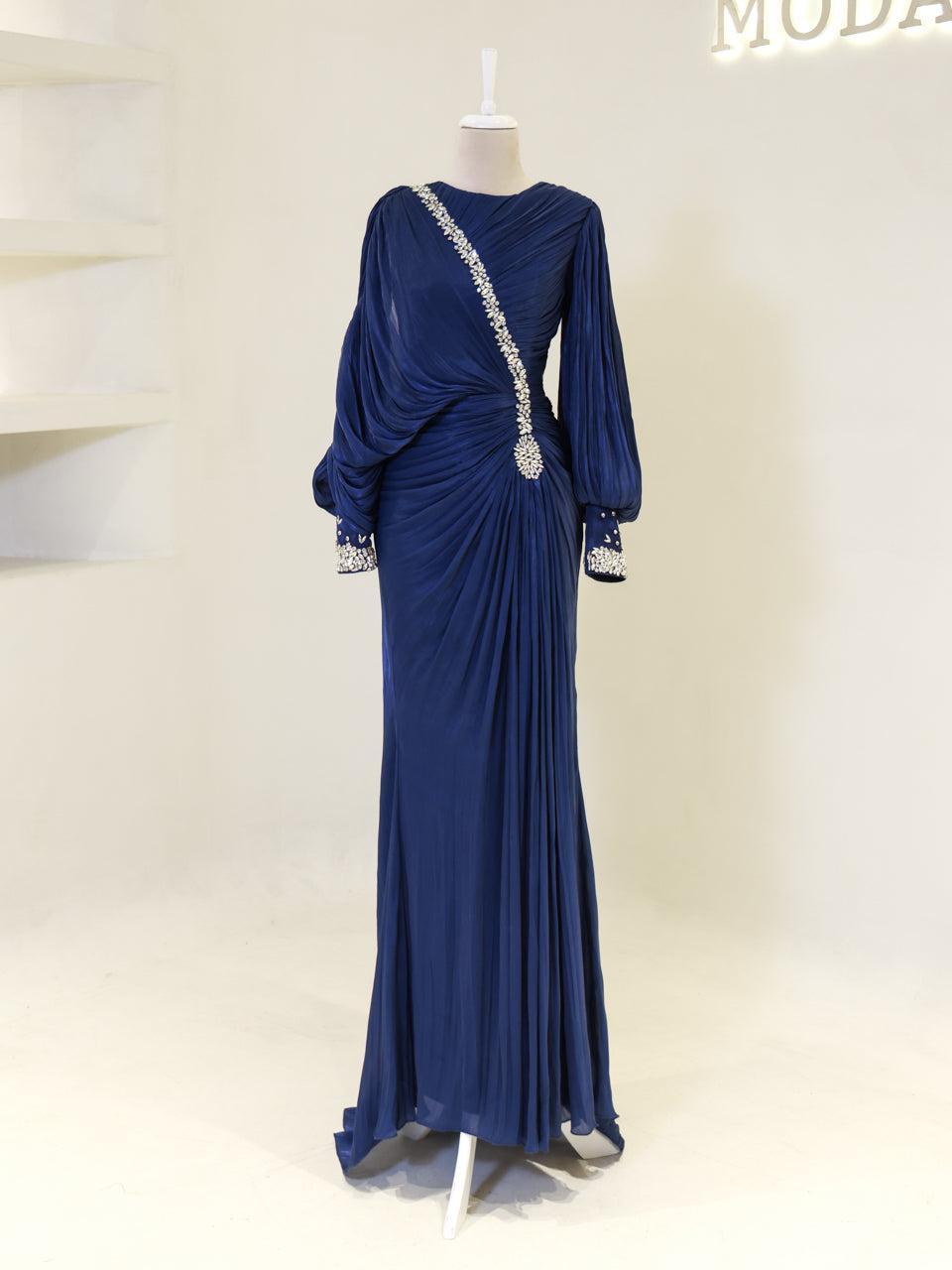 Malika Evening Dress - Powder Pink