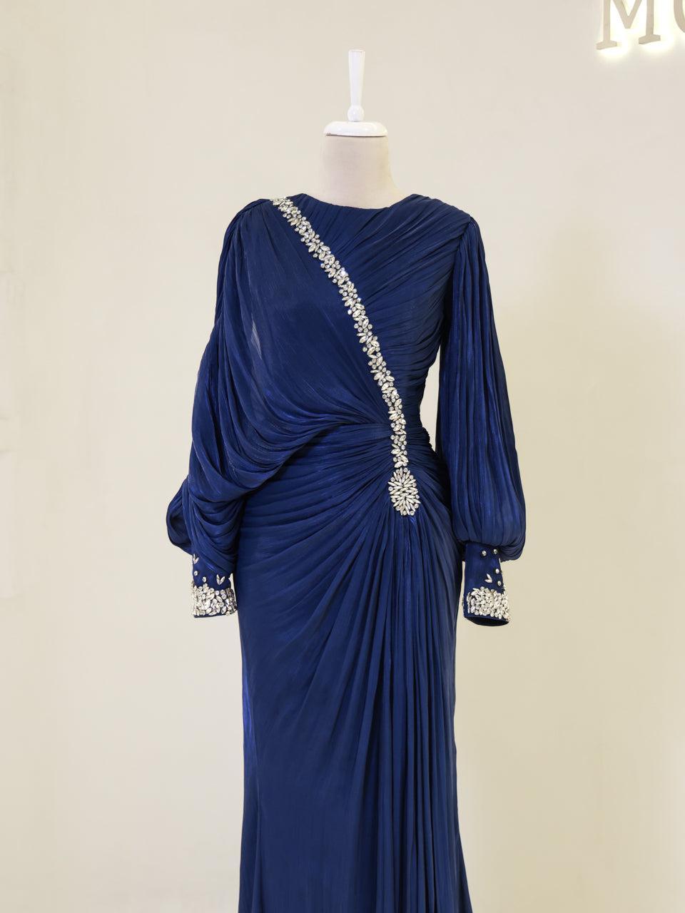 Malika Evening Dress - Powder Pink - view 2
