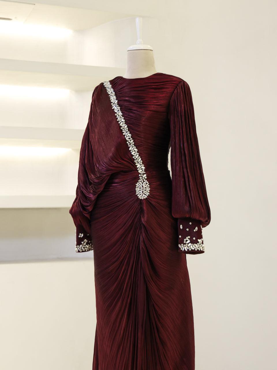 Malika Evening Dress - Black - view 3